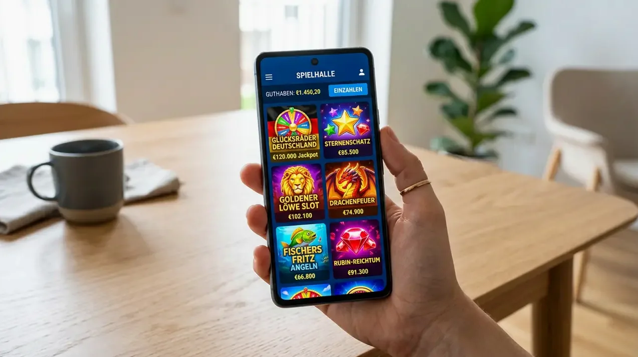 Granawin im Browser auf dem Handy