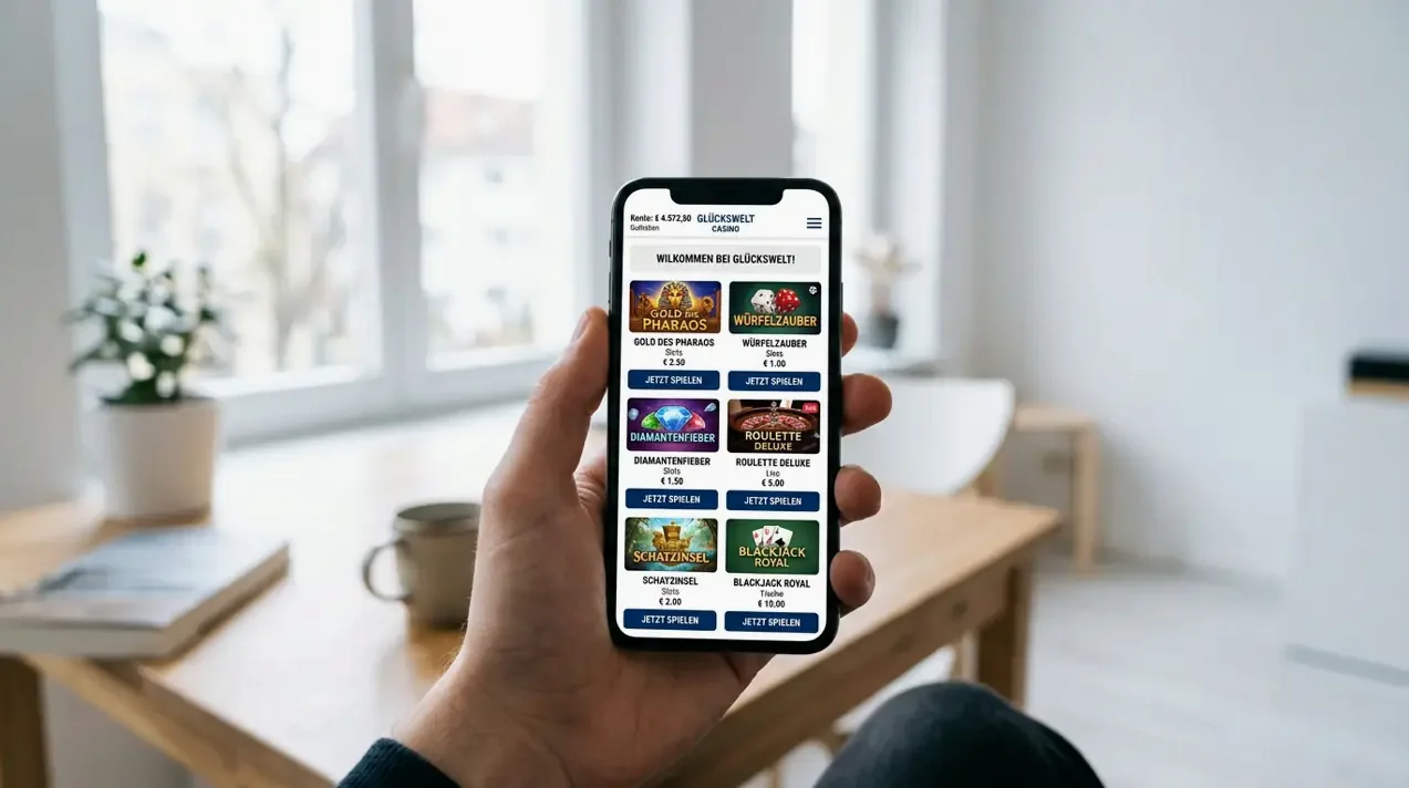 Granawin im Browser auf dem Handy